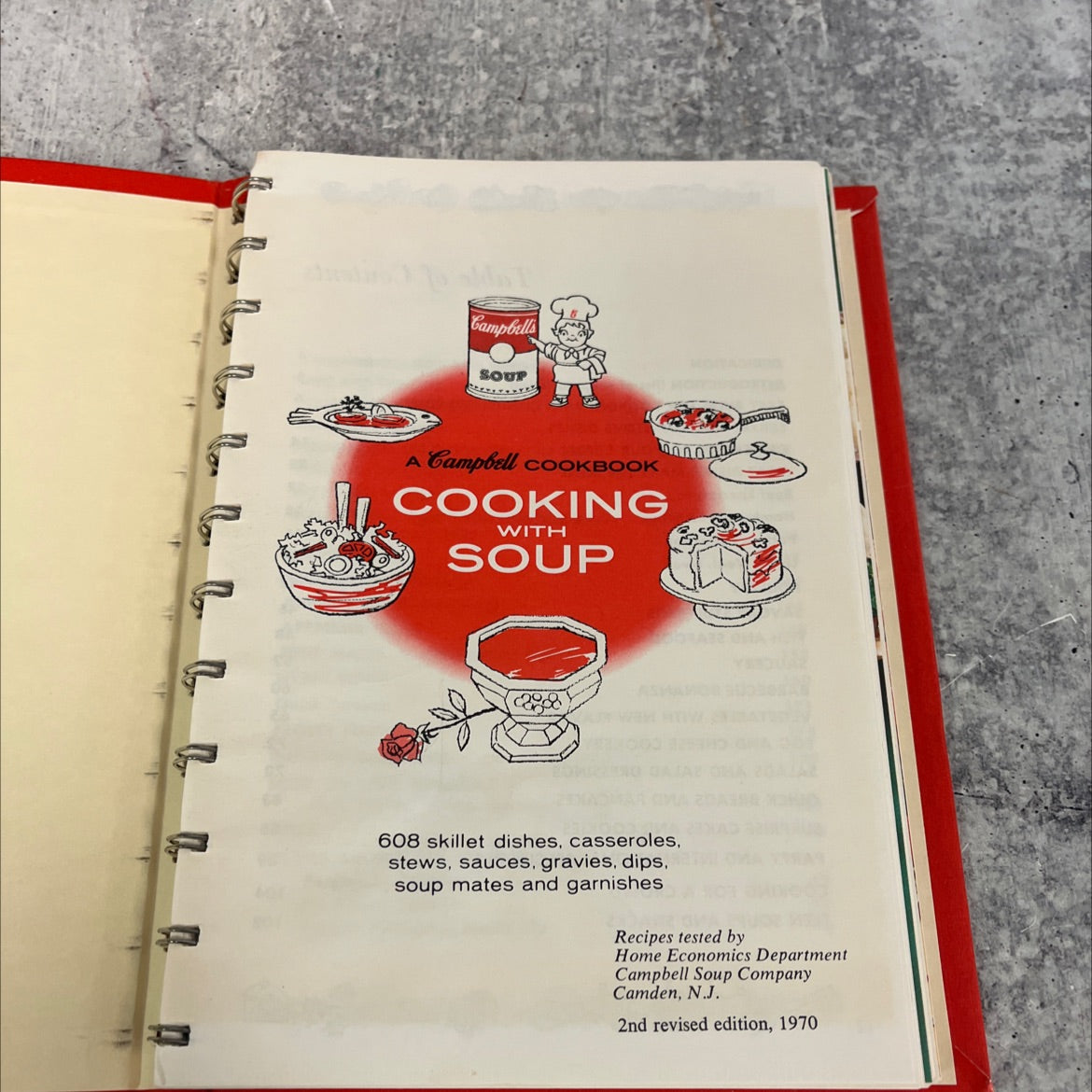 campbells soup a campbell cookbook cooking with soup book, by unknown, 1970 Hardcover image 2