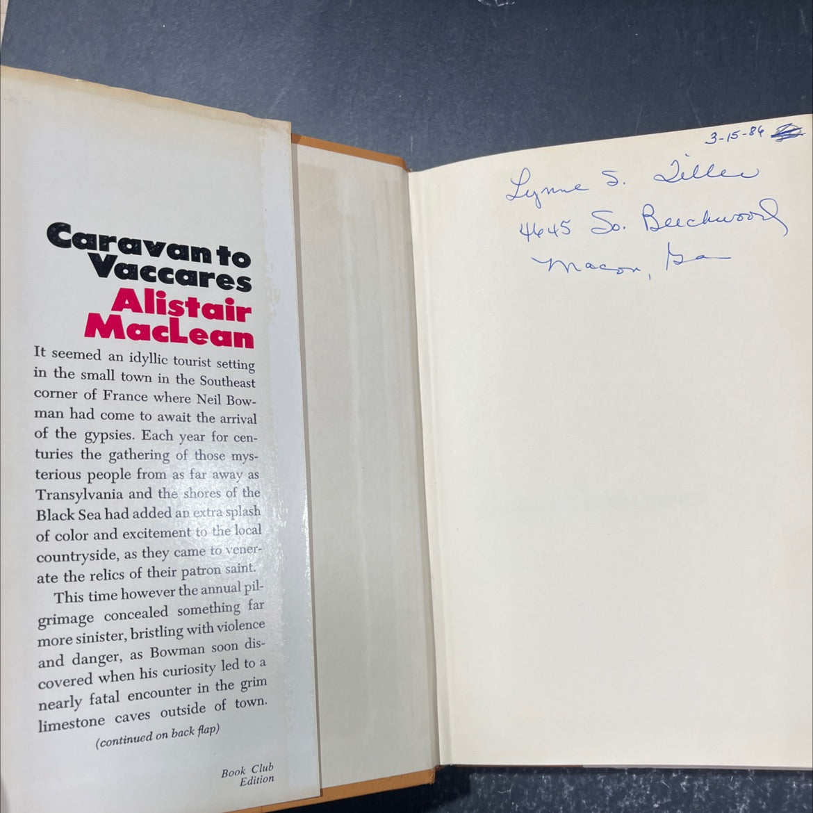 caravan to vaccares book, by alistair maclean, 1970 Hardcover image 4