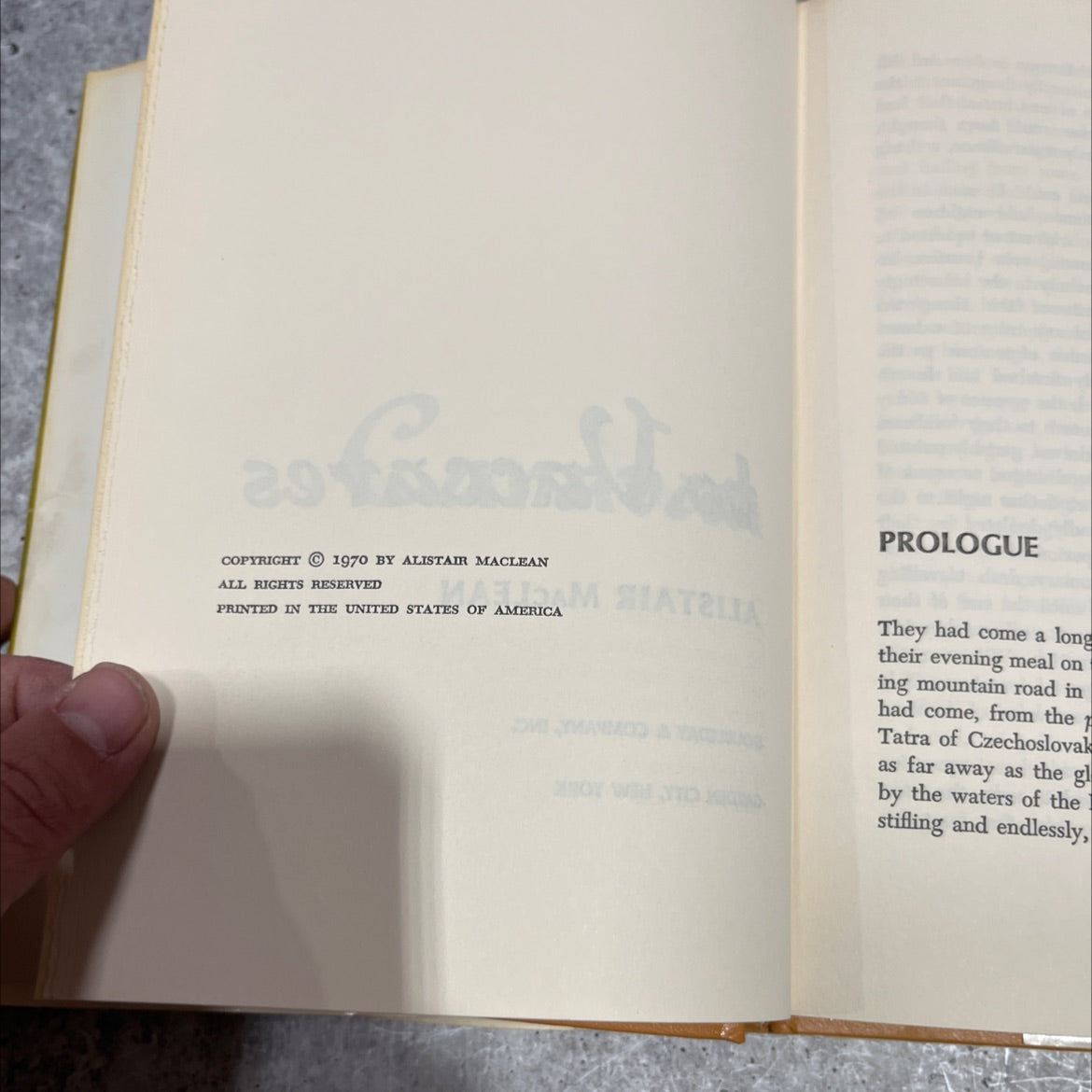 caravan to vaccares book, by alistair maclean, 1970 Hardcover image 3