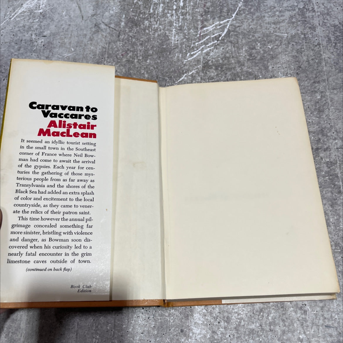 caravan to vaccares book, by alistair maclean, 1970 Hardcover image 4