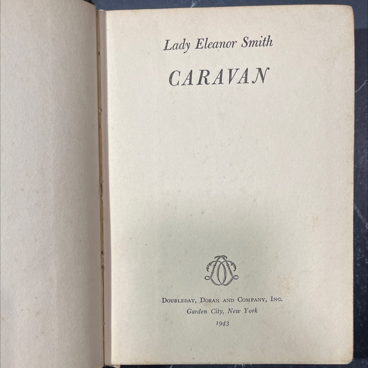 caravan book, by lady eleanor smith, 1943 Hardcover image 2