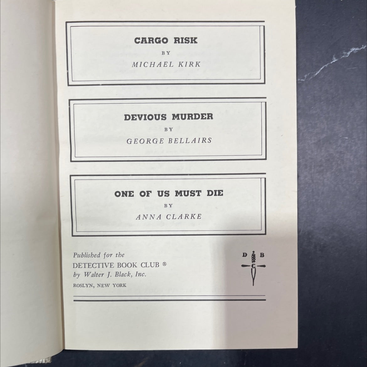 cargo risk book, by Michael Kirk, 1980 Hardcover image 2