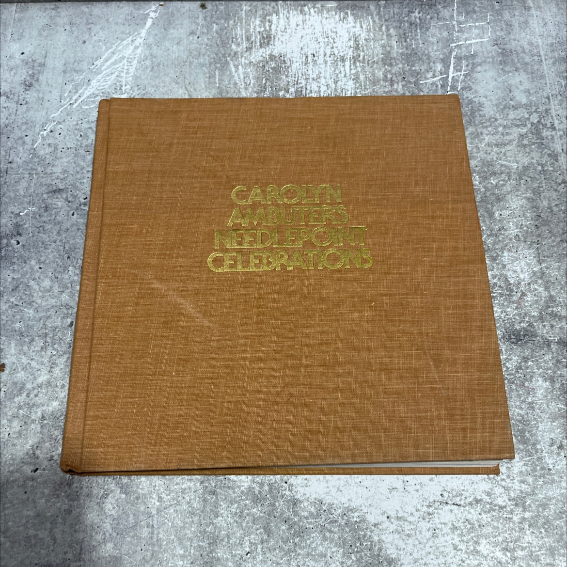 carolyn ambuter's needlepoint celebrations book, by Carolyn Ambuter, 1976 Hardcover image 1