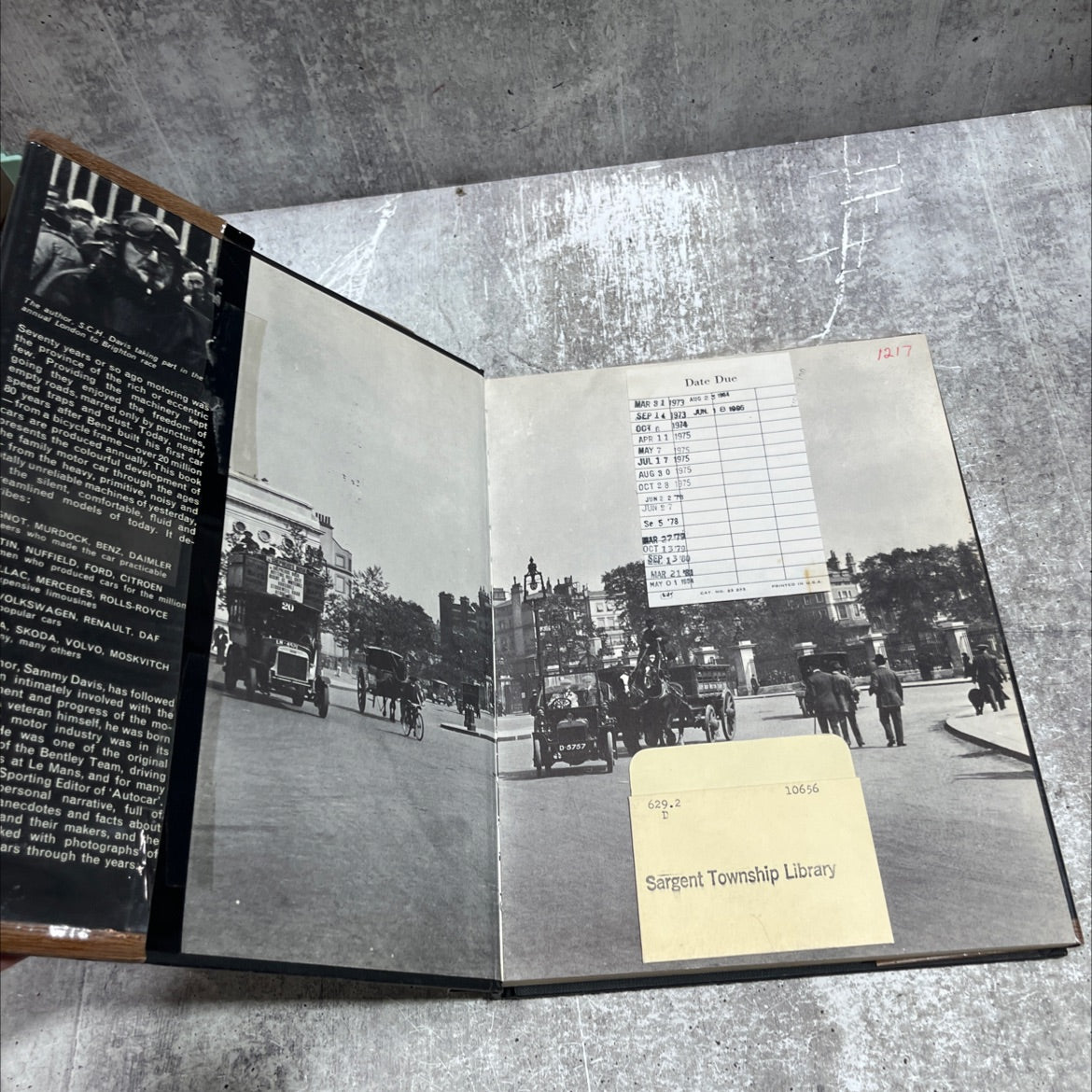 cars cars cars cars book, by S.C.H. Davis, 1971 Hardcover image 4
