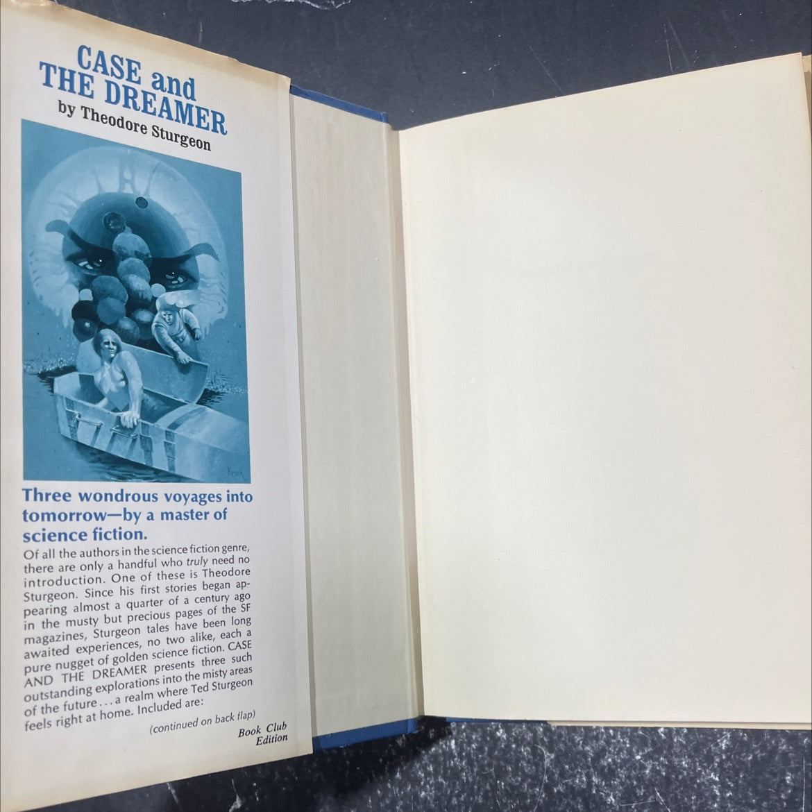 case and the dreamer book, by theodore sturgeon, 1974 Hardcover image 4