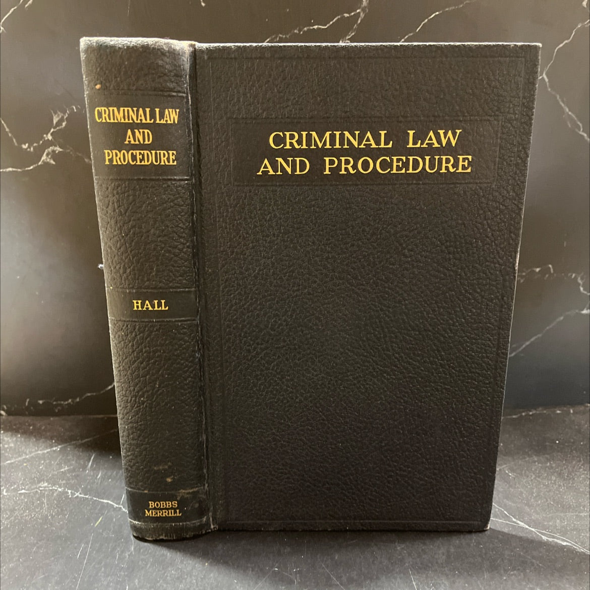 cases and readings on criminal law and procedure book, by jerome hall, 1949 Hardcover image 1