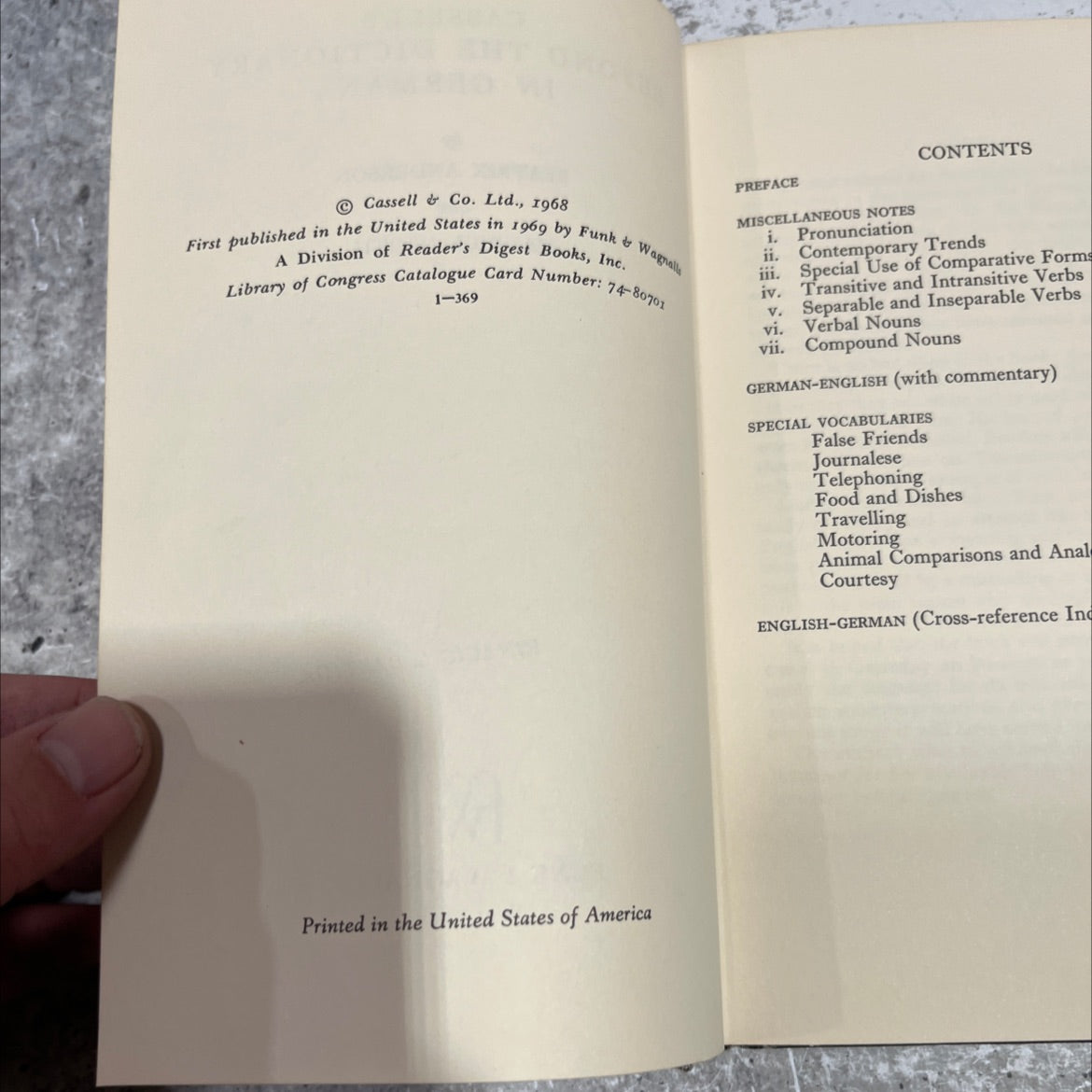 cassell's beyond the dictionary in german book, by beatrix anderson, maurice north, 1969 Hardcover image 3