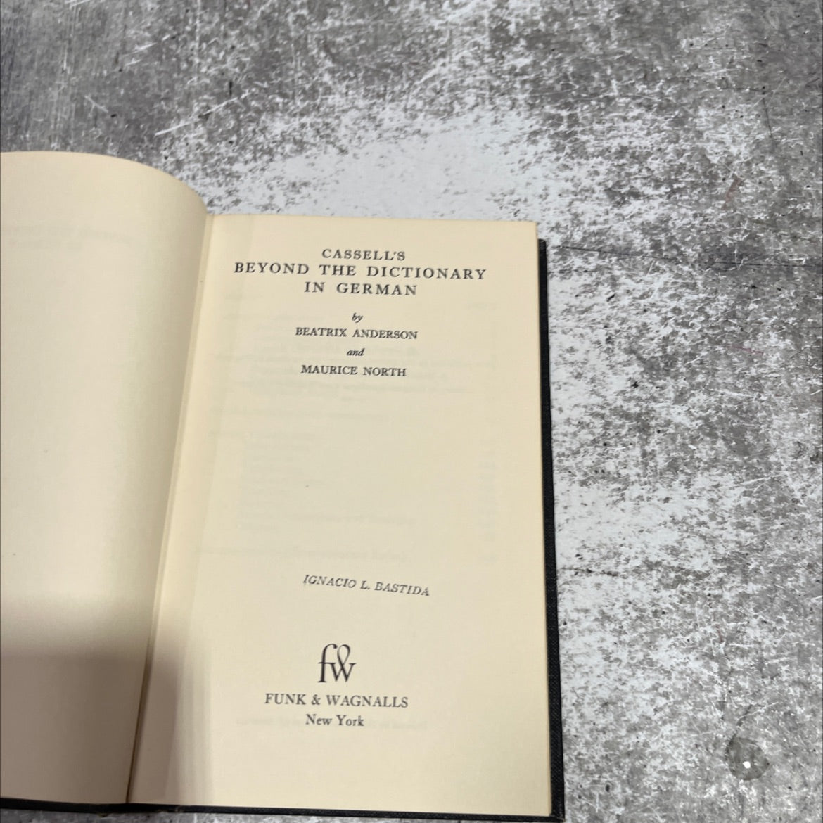 cassell's beyond the dictionary in german book, by beatrix anderson, maurice north, 1969 Hardcover image 2