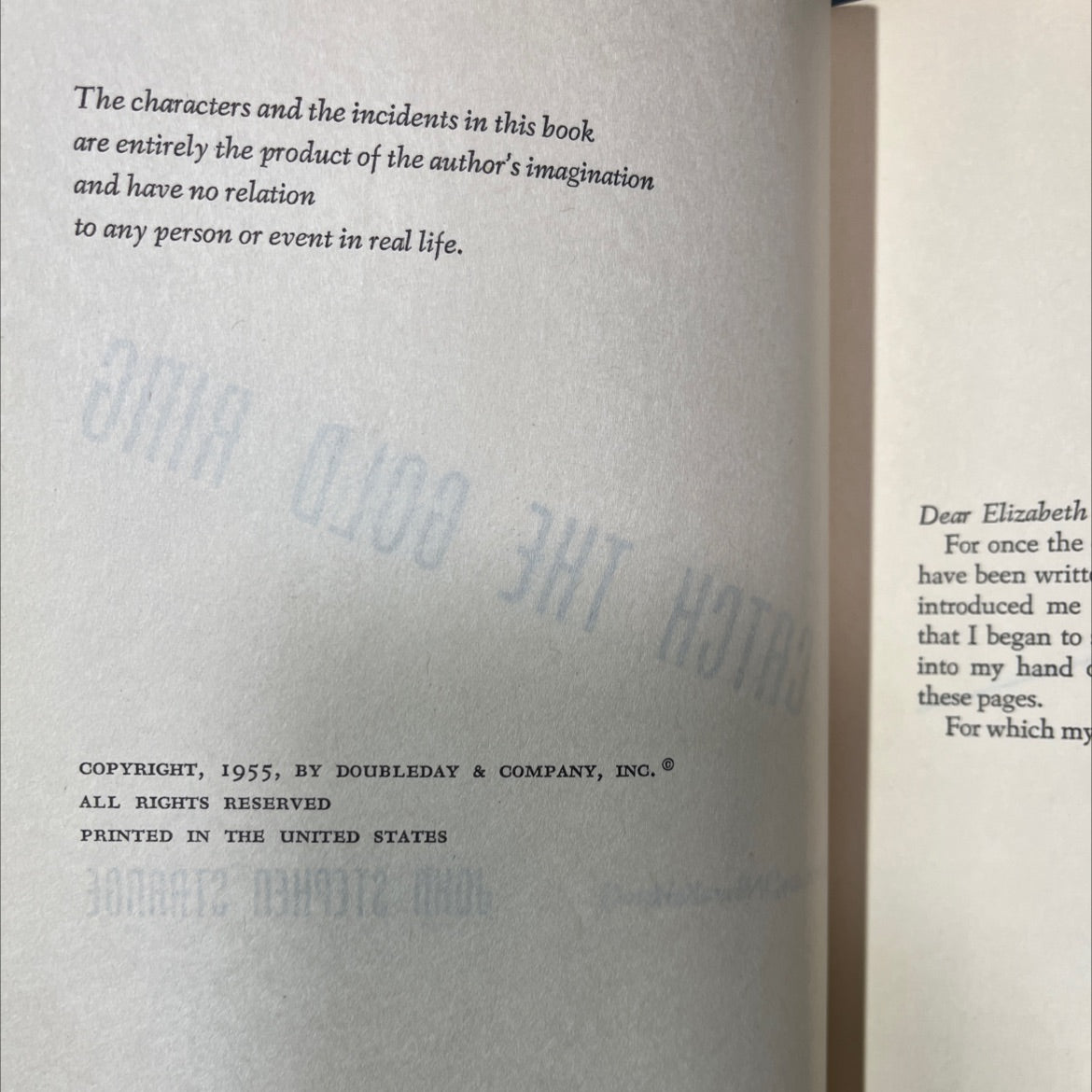 catch the gold ring book, by john stephen strange, 1955 Hardcover image 3