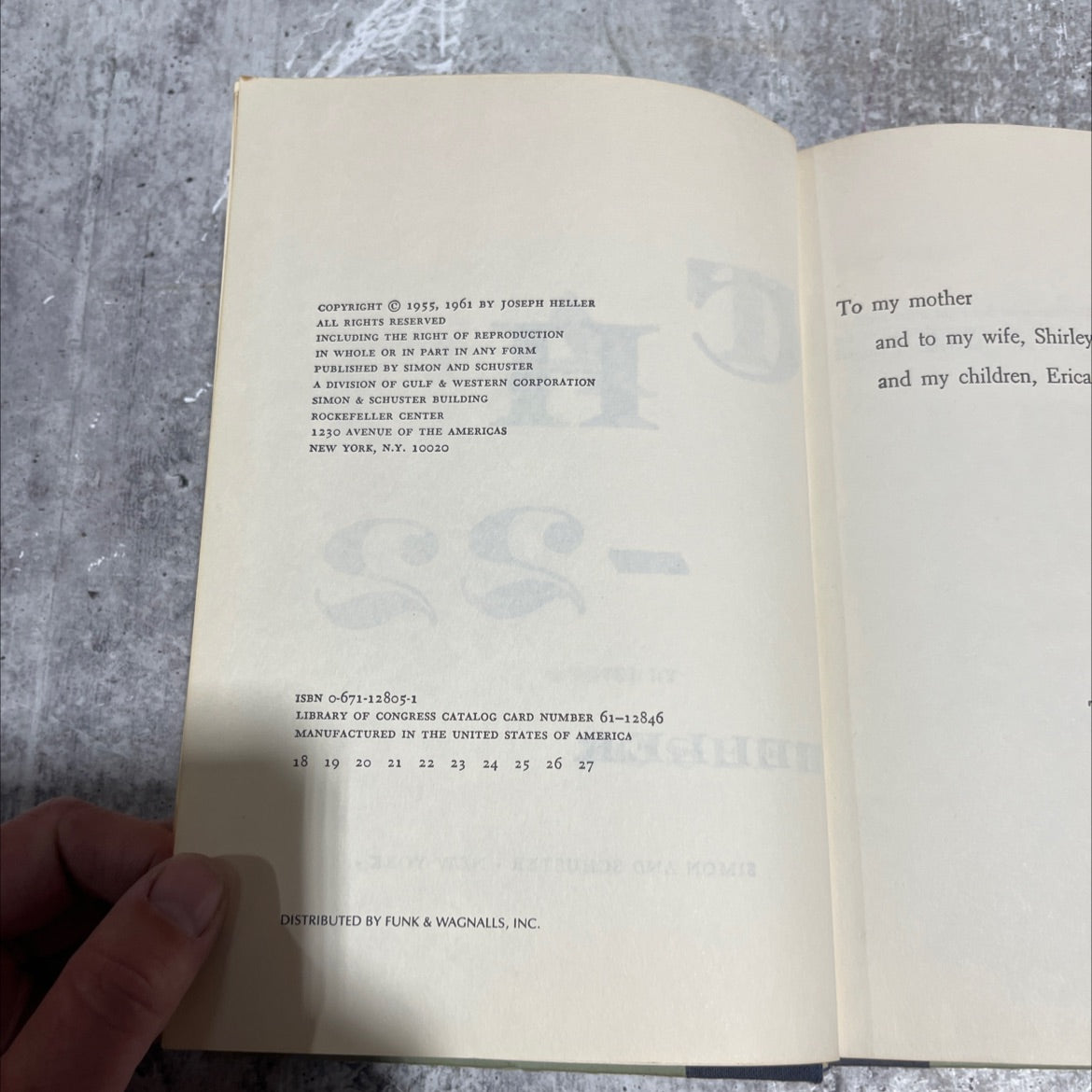 catch book, by joseph heller, 1961 Hardcover image 3