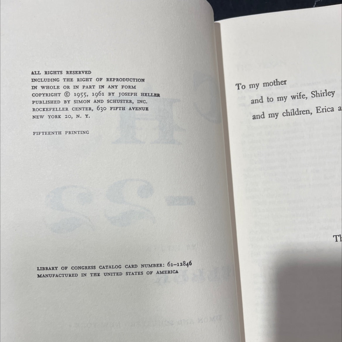 catch book, by joseph heller, 1961 Hardcover image 3