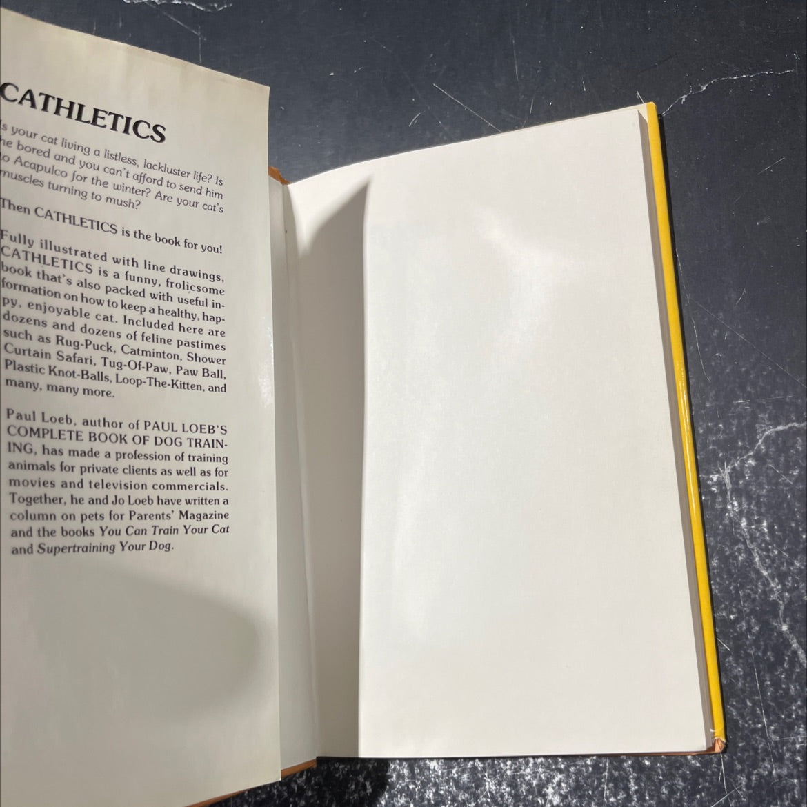 cathletics ways to amuse and exercise your cat book, by Jo and Paul Loeb, 1981 Hardcover image 4