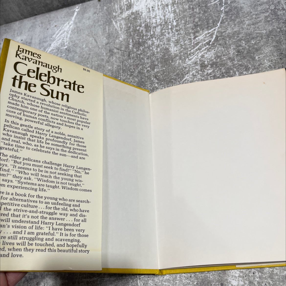 celebrate the sun book, by James Kavanaugh, 1973 Hardcover image 4