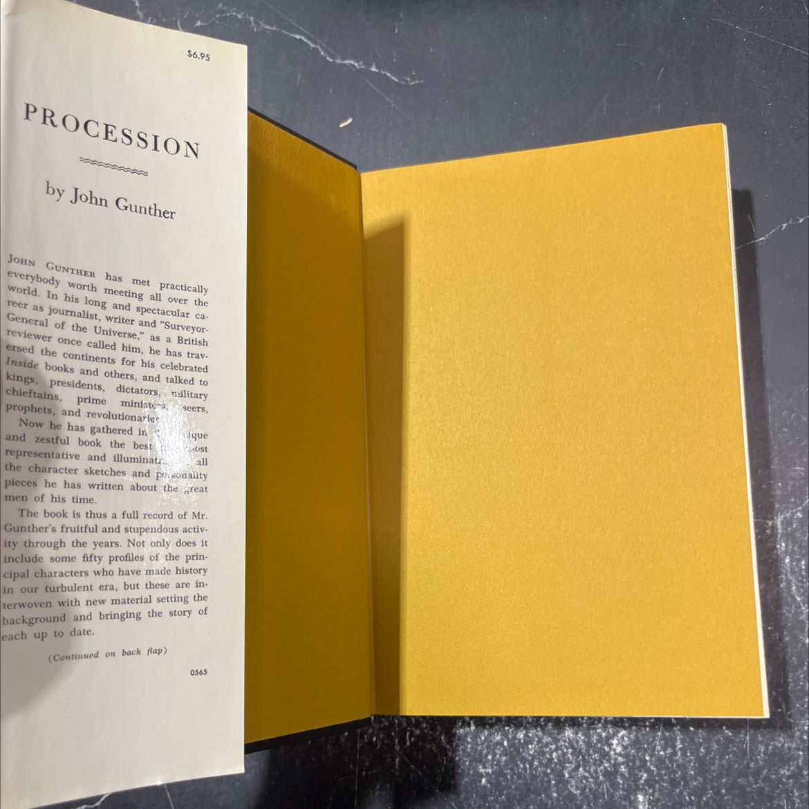 cession lost city autobiography book, by John Gunther, 1965 Hardcover image 4