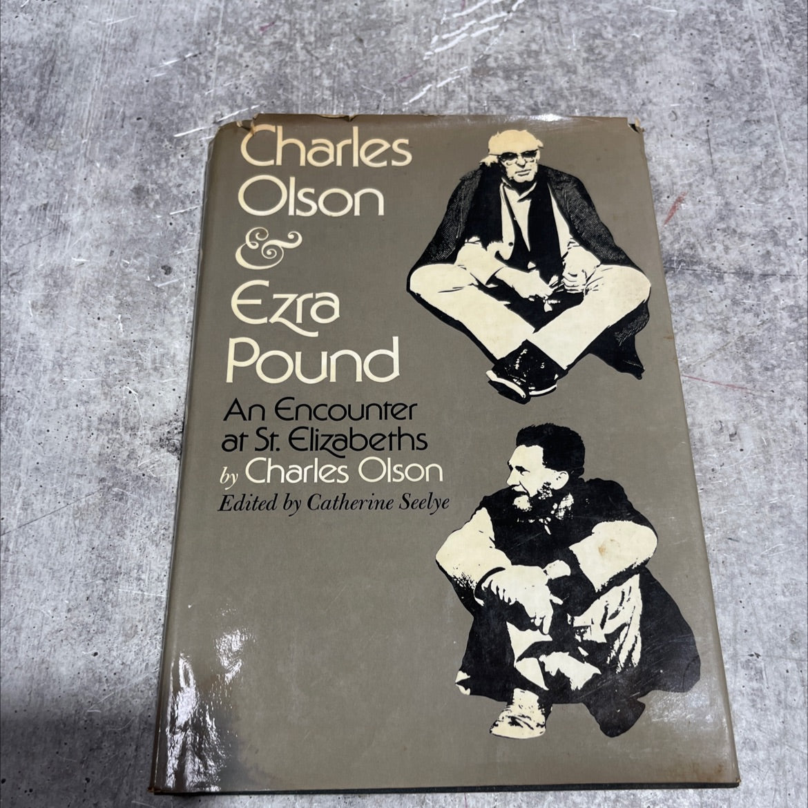 charles olson & ezra pound an encounter at st. elizabeths book, by charles olson, 1975 Hardcover image 1