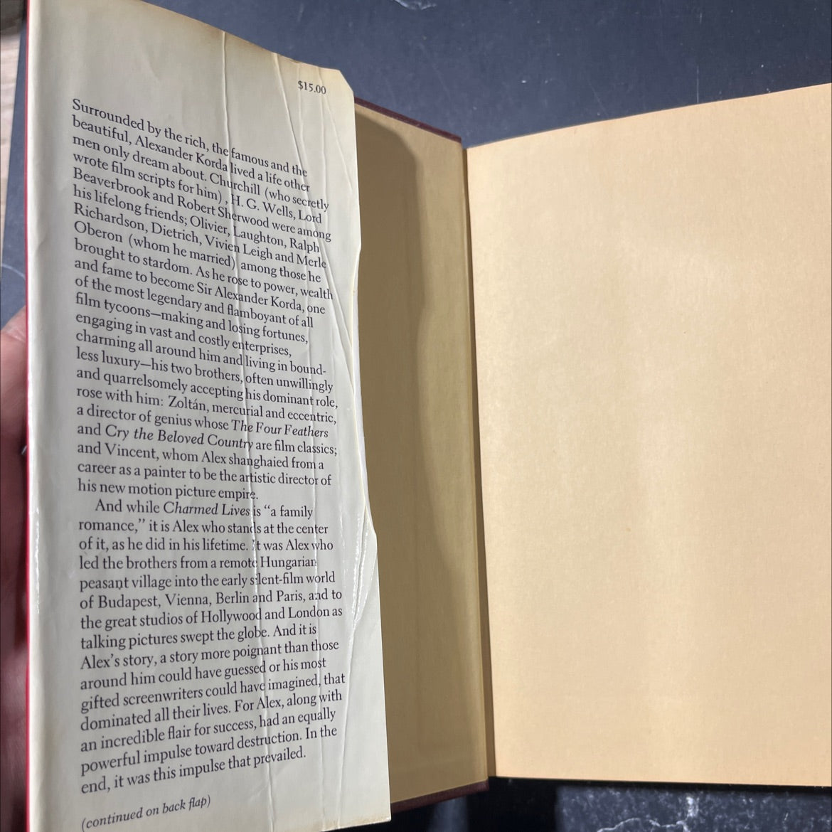 charmed lives book, by michael korda, 1979 Hardcover image 4