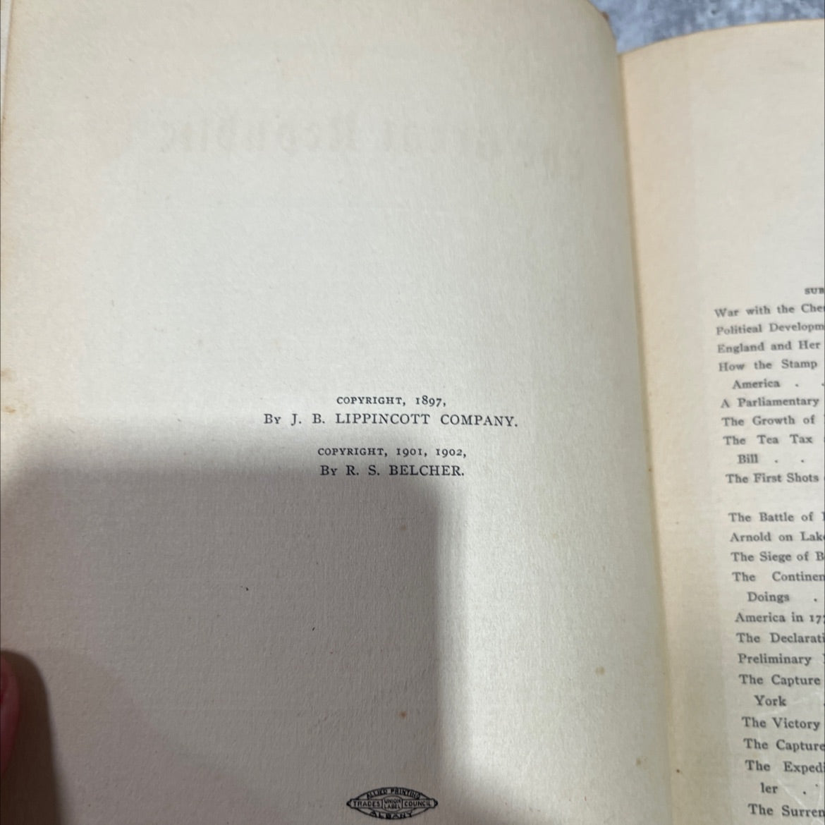 che great republic book, by master historians, 1902 Hardcover image 3