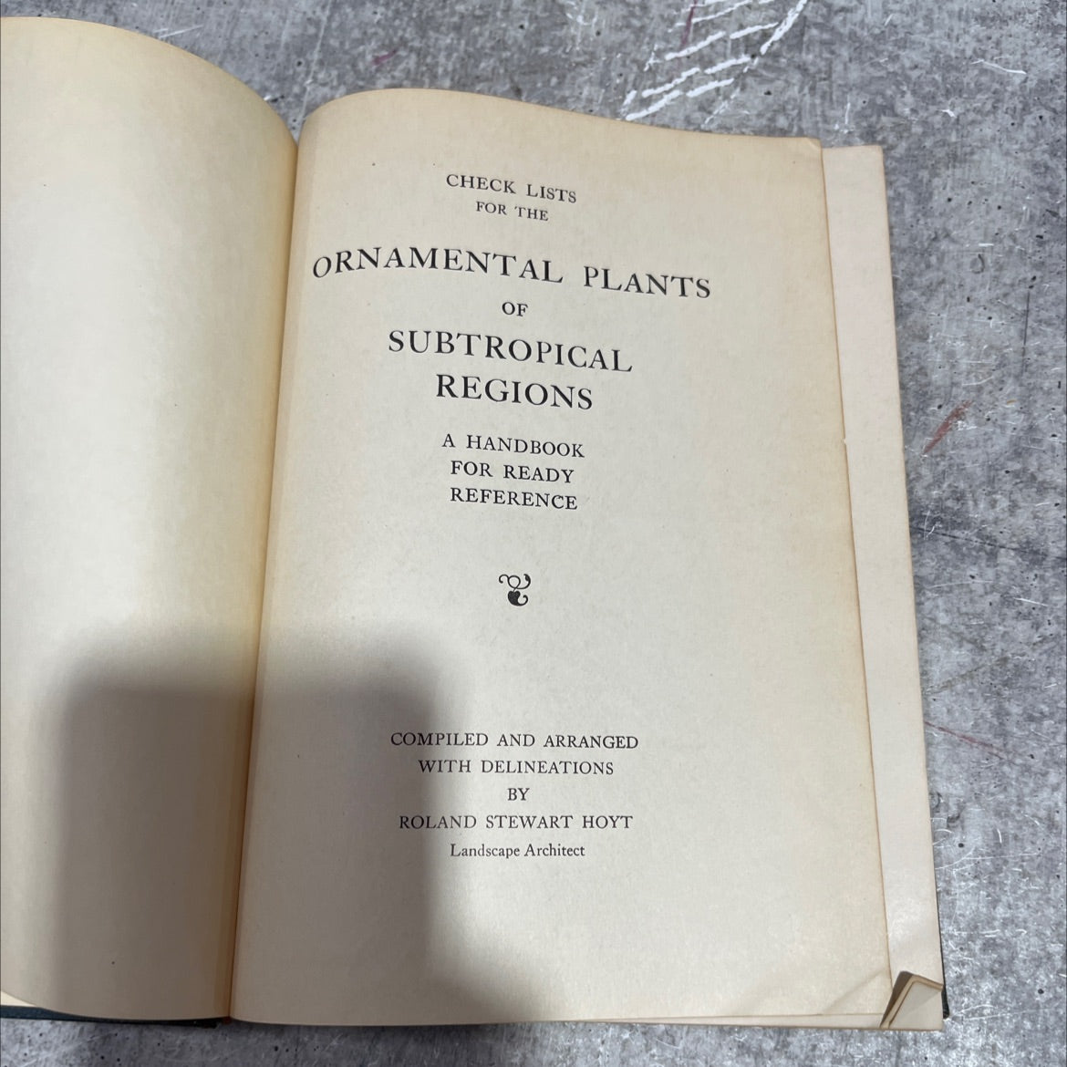 check lists for the ornamental plants of subtropical regions a handbook for ready reference book, by roland stewart image 2