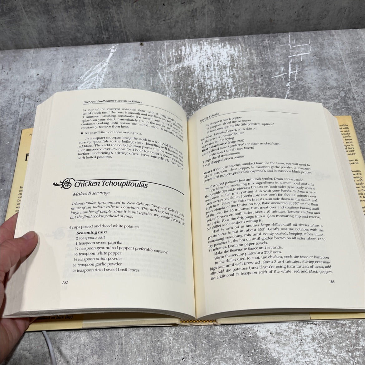 chef paul prudhomme's louisiana kitchen book, by Paul Prudhomme, 1984 Hardcover image 4