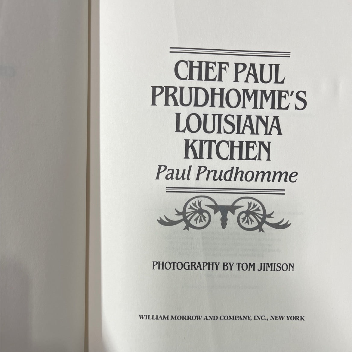 chef paul prudhomme's louisiana kitchen book, by Paul Prudhomme, 1984 Hardcover image 2