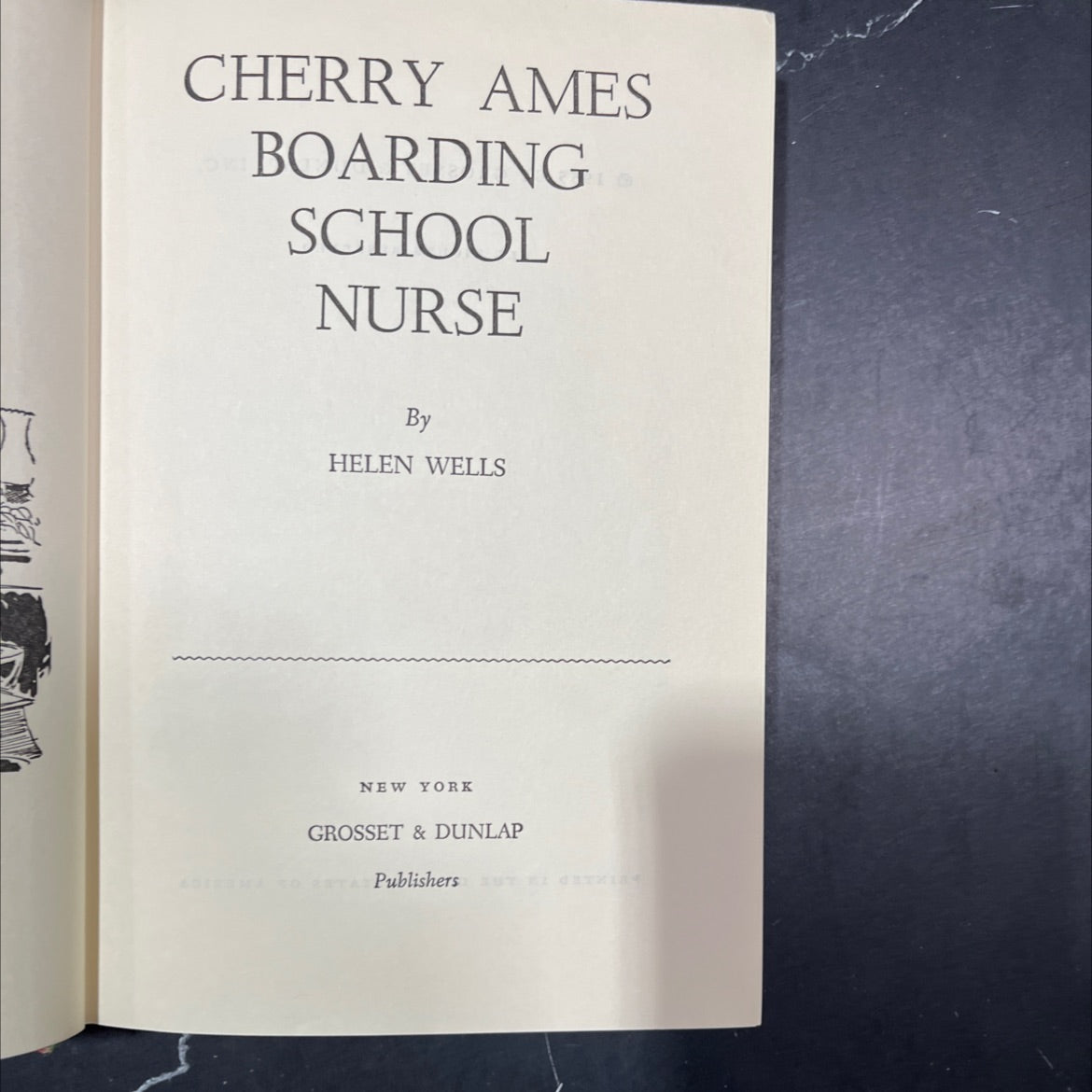 cherry ames boarding school nurse book, by helen wells, 1955 Hardcover image 2