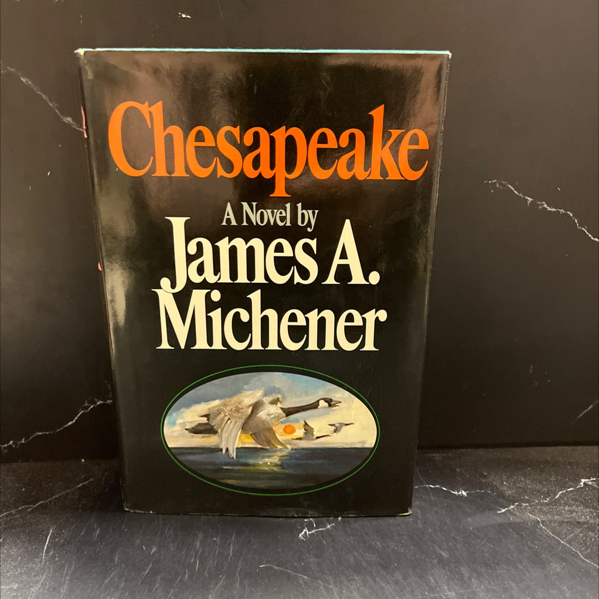 SIGNED chesapeake book, by james a. michener, 1978 Hardcover, First Edition image 1
