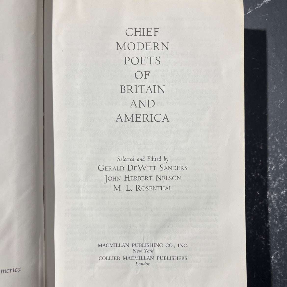 chief modern poets of britain and america book, by gerald dewitt sanders, john herbert nelson, m. l. rosenthal, 1970 image 2