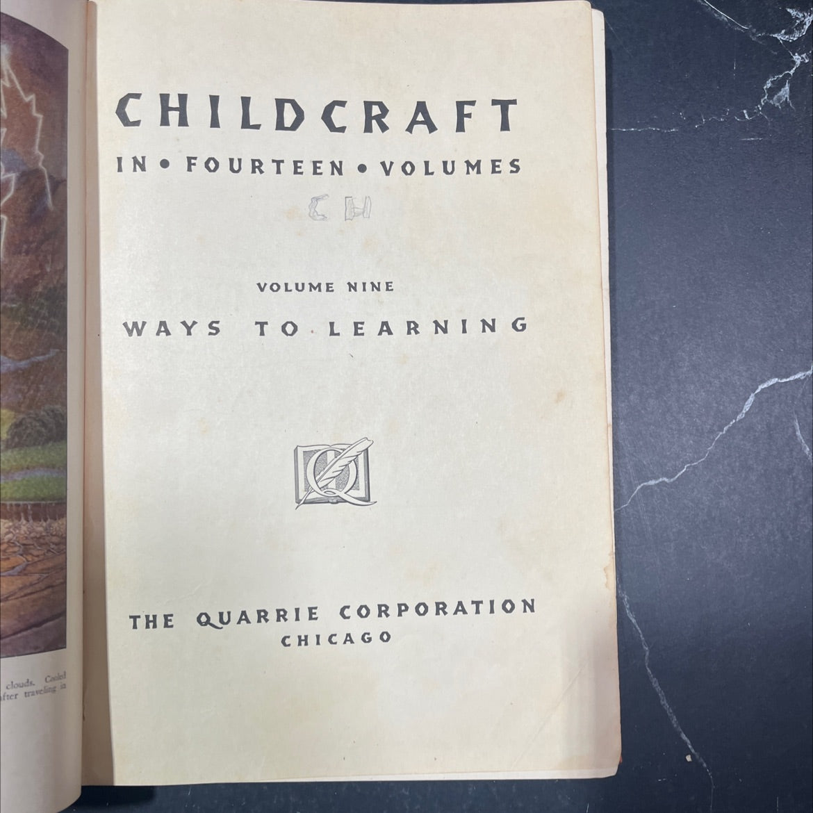 child craft in fourteen volumes ch volume nine ways to learning book, by unknown, 1942 Hardcover image 2