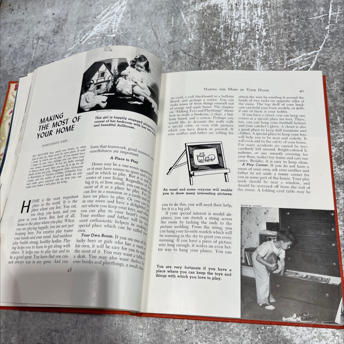 childcraft creative play and hobbies book, by unknown, 1954 Hardcover image 4