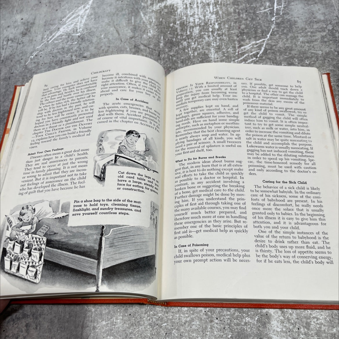 childcraft in fifteen volumes volume fourteen your child goes to school book, by unknown, 1954 Hardcover image 4