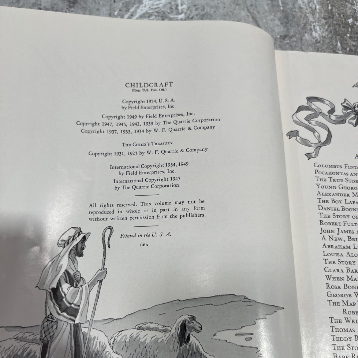 childcraft in fifteen volumes volume six great men and famous deeds book, by Henry Pin, 1954 Hardcover image 3