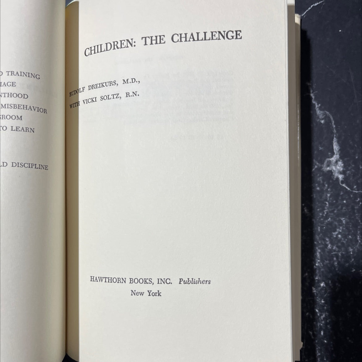 children: the challenge book, by rudolf dreikurs, 1964 Hardcover image 2