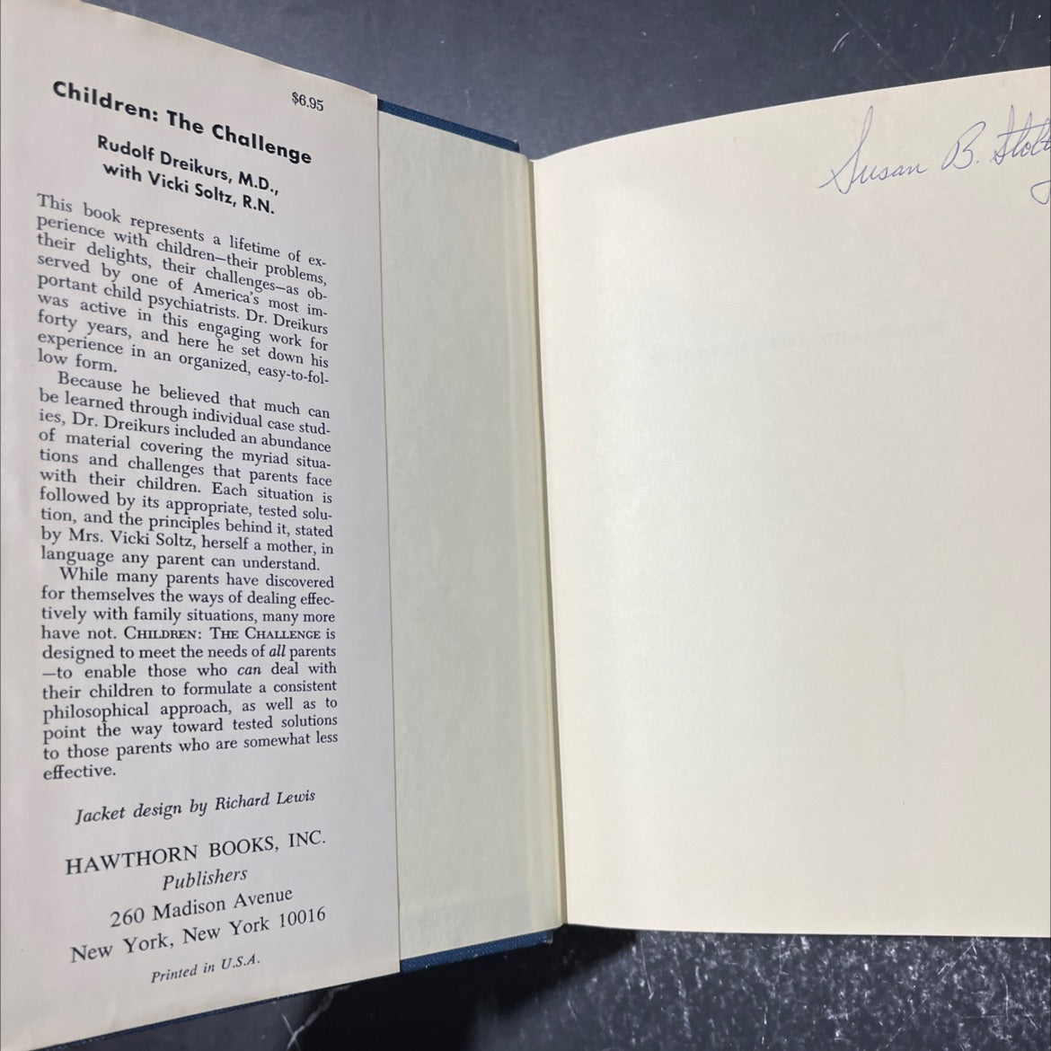 children: the challenge book, by rudolf dreikurs, 1964 Hardcover image 4