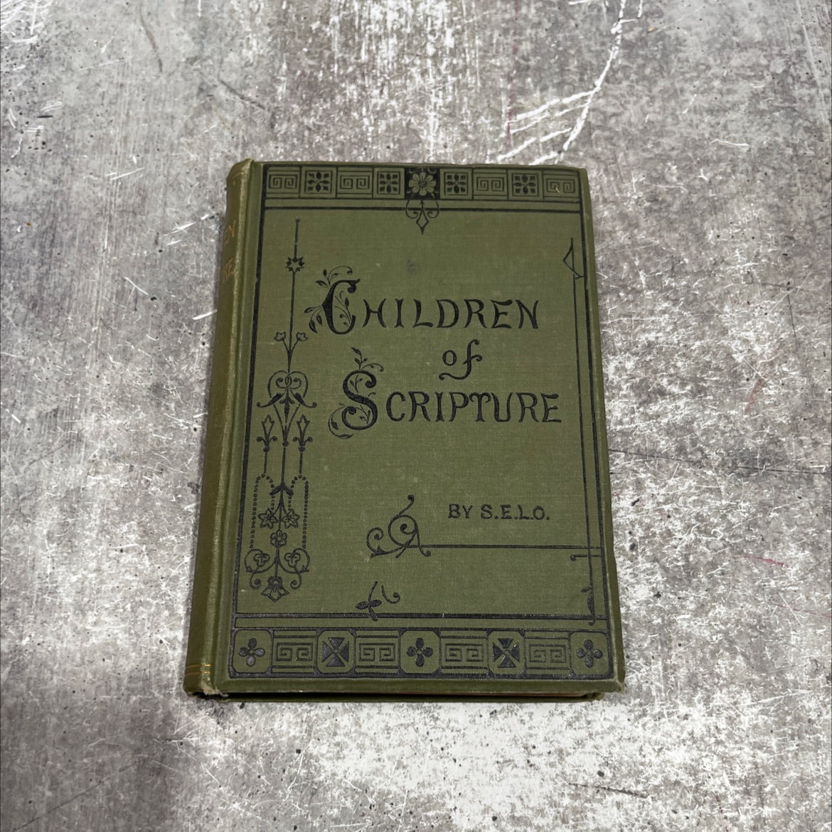 children of scripture book, by S. E. L. O., 1970 Hardcover image 1