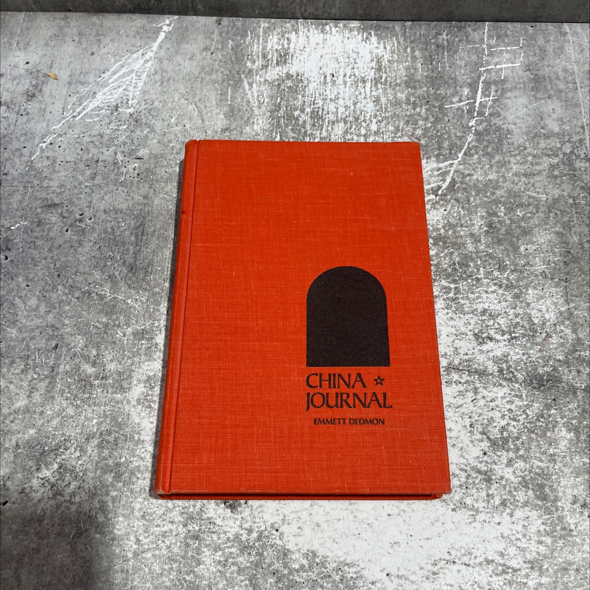 SIGNED china journal book, by emmett dedmon, 1973 Hardcover image 1