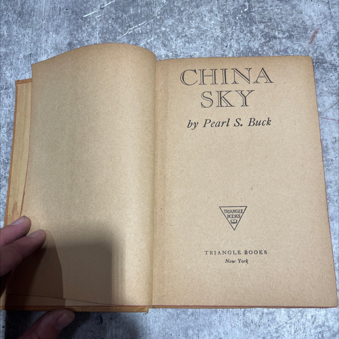 china sky book, by pearl s. buck, 1942 Hardcover image 2