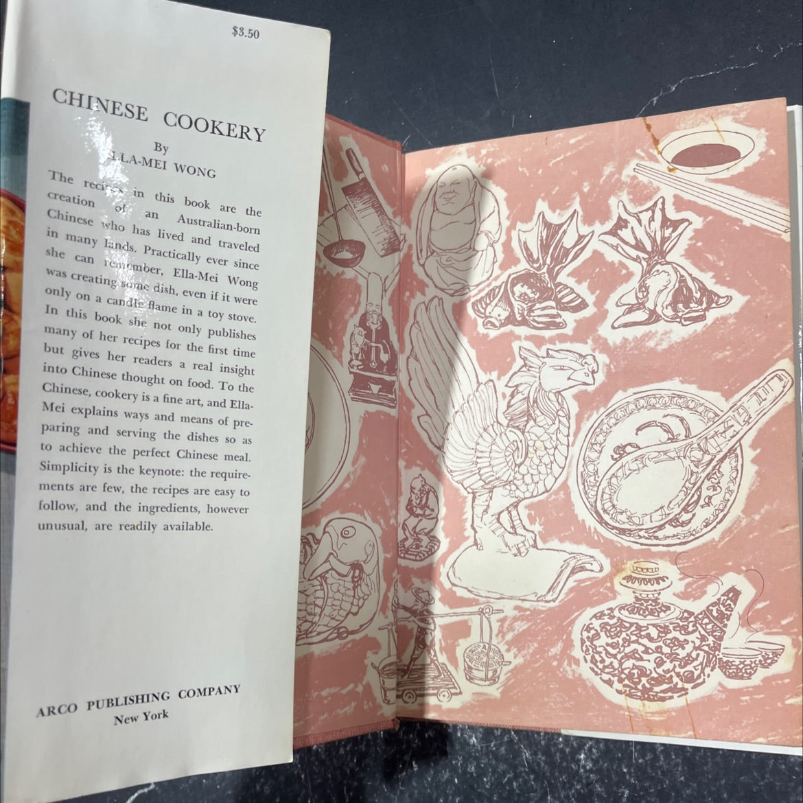chinese cookery book, by ella-mei wong, 1998 Hardcover image 4