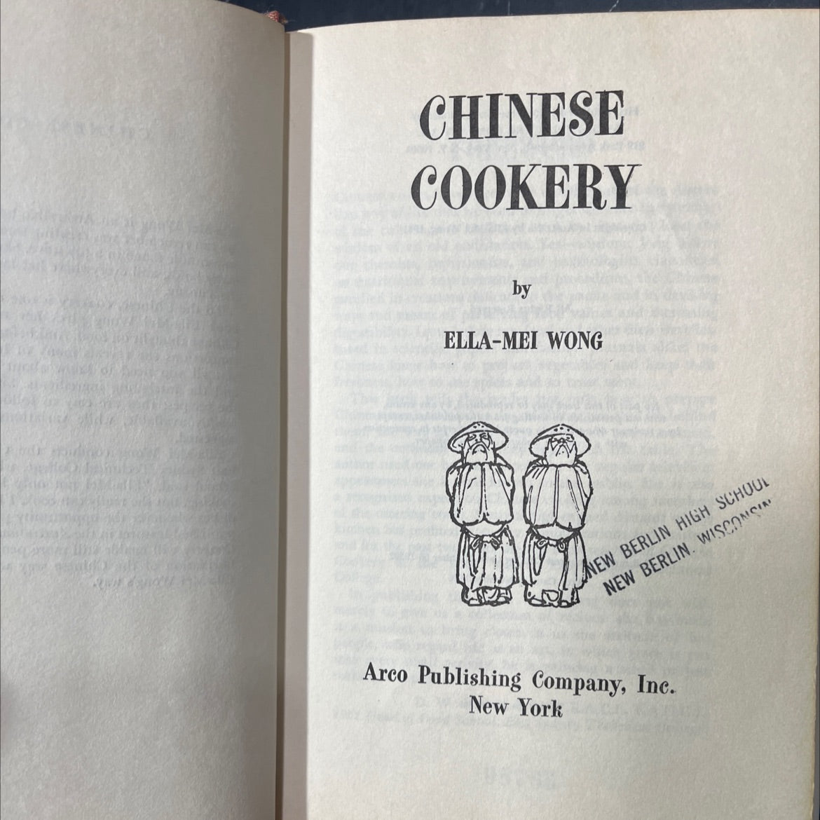 chinese cookery book, by ella-mei wong, 1998 Hardcover image 2