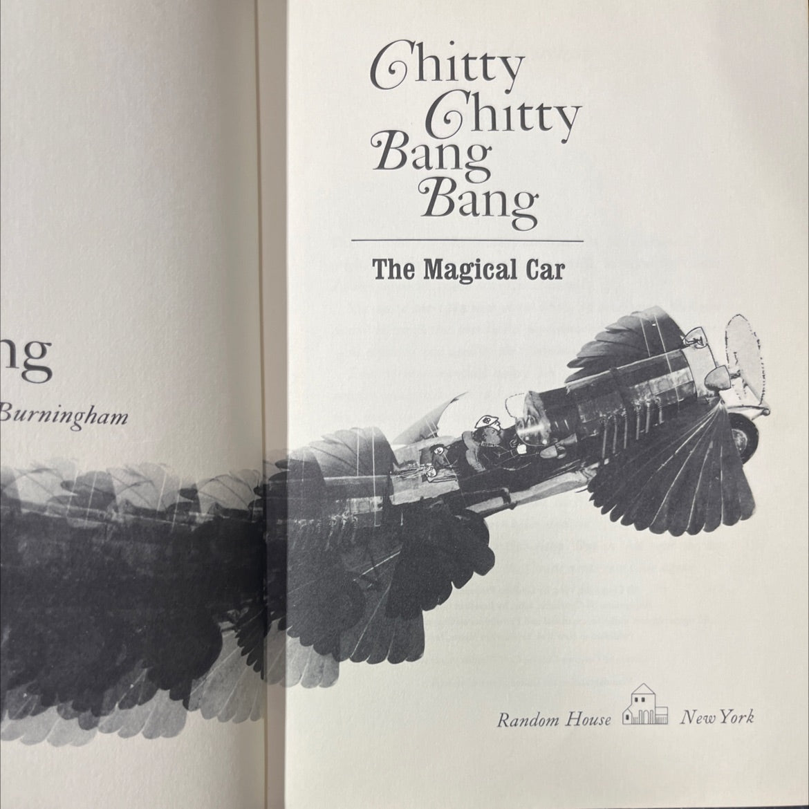 chitty chitty bang bang the magical car book, by ng burningham, 1964 Hardcover image 2