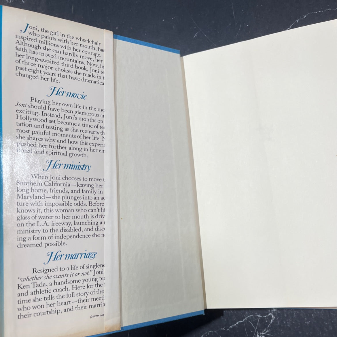 choices changes book, by Joni Eareckson Tada, 1986 Hardcover image 4