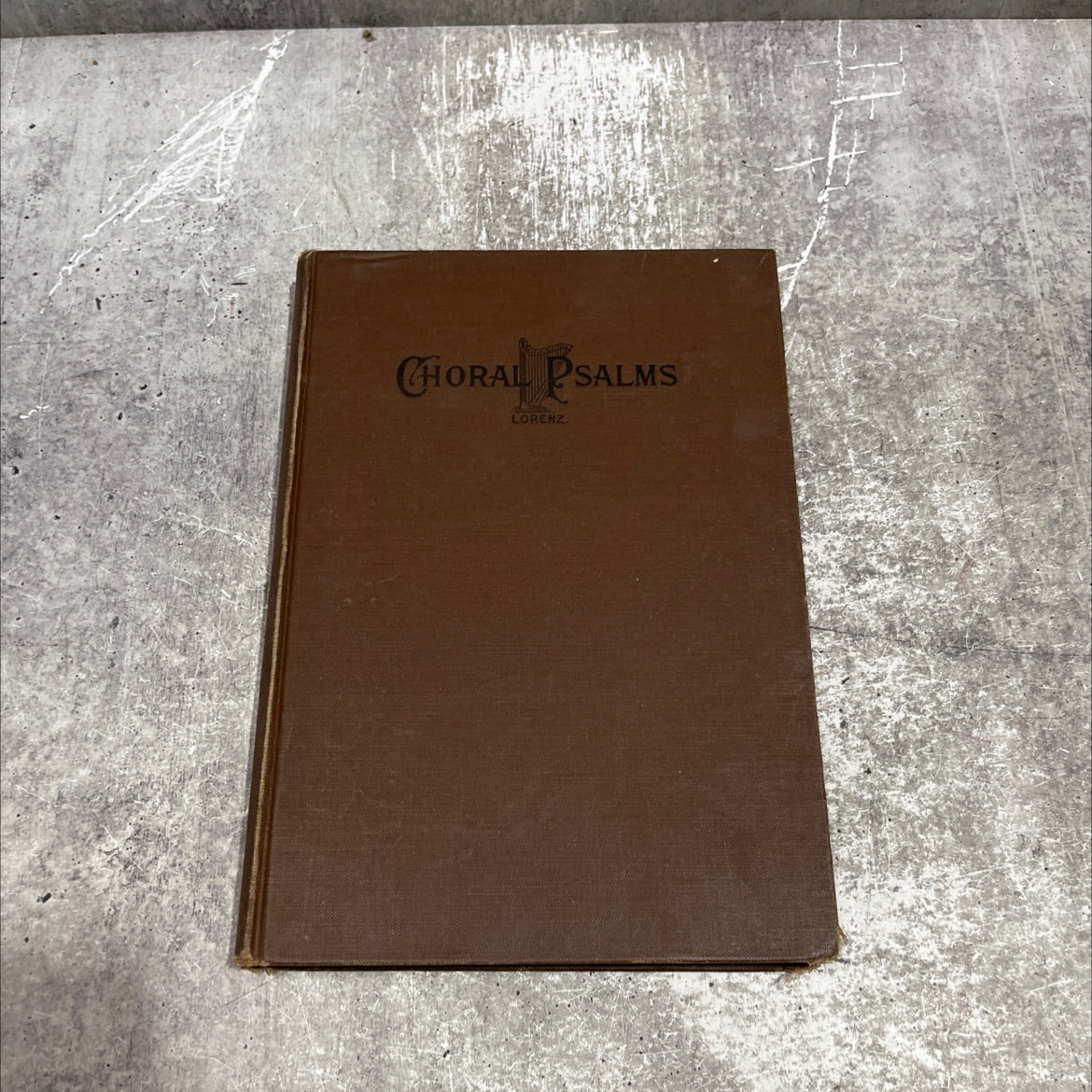 choral psalms a collection of anthems for church choirs book, by e. s. lorenz, 1913 Hardcover image 1