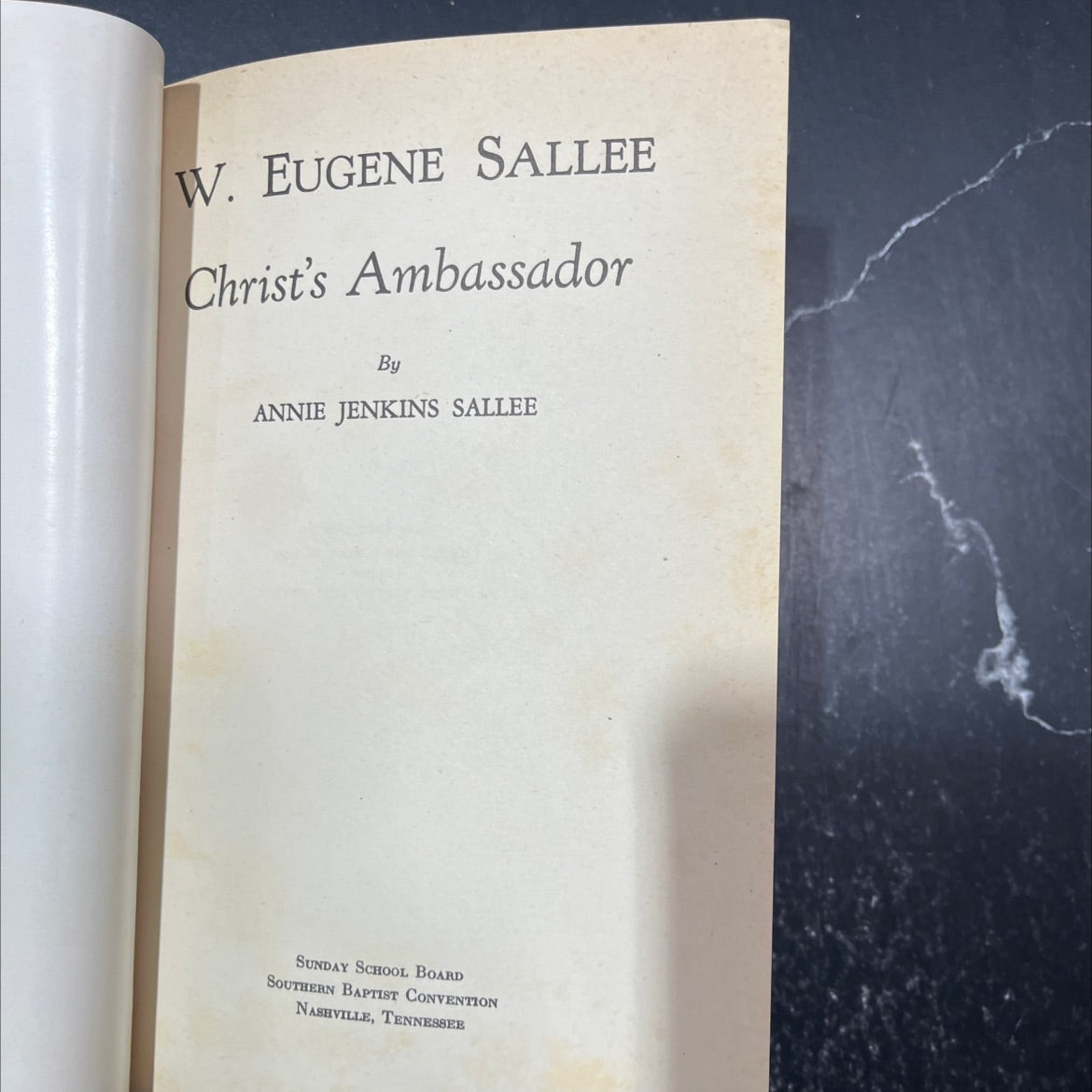 christ's ambassador book, by annie jenkins sallee, 1933 Hardcover image 2