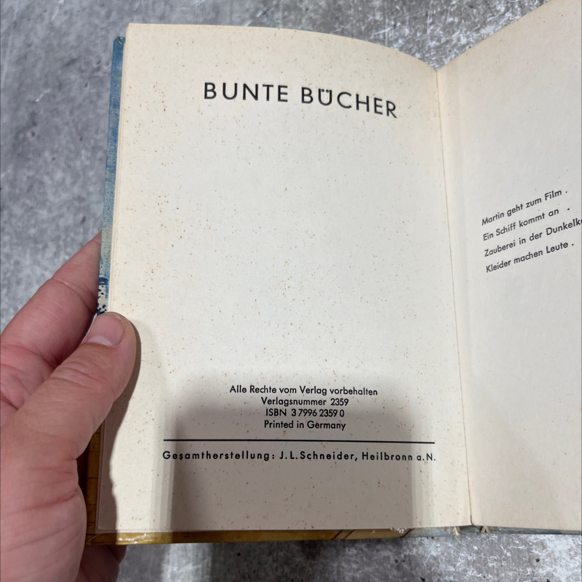 christel burg sieh dich um book, by unknown, 1970 Hardcover image 3