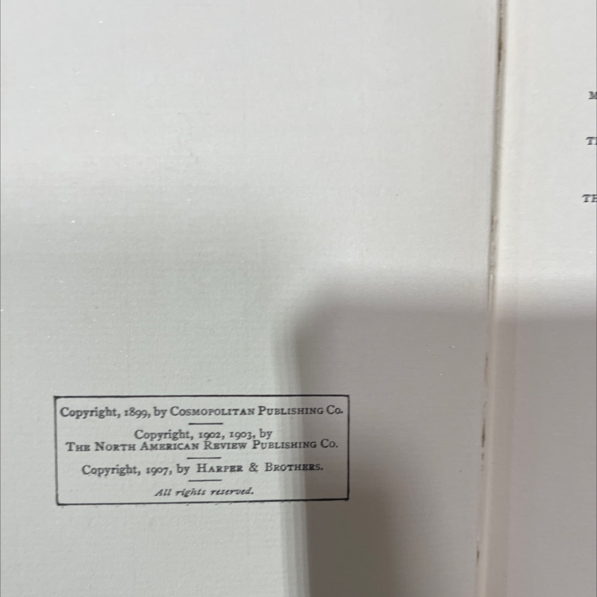 christian science with notes containing corrections to date by mark twain book, by Samuel L. Clemens, 1907 Hardcover image 3