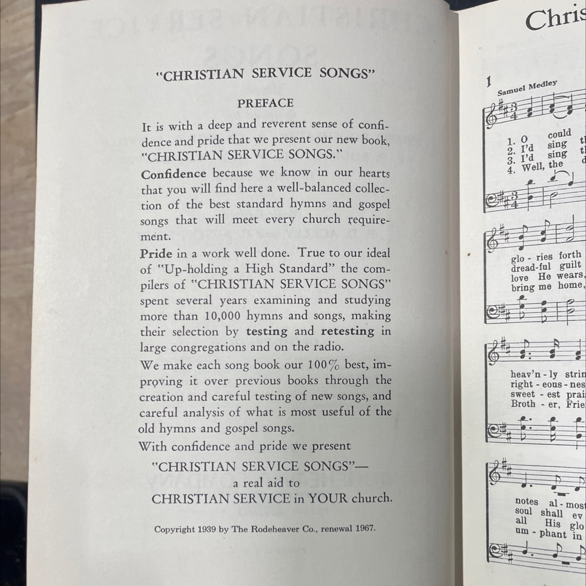 christian service songs book, by homer rodeheaver, y. p. rodeheaver, george w. sanville, j. n. rodeheaver, irvin h. image 3