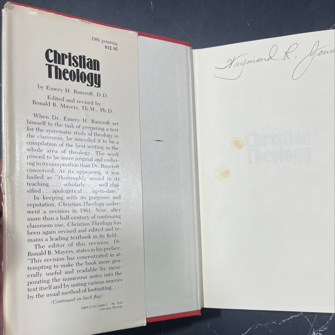 christian theology book, by emery h. bancroft, 1981 Hardcover image 4