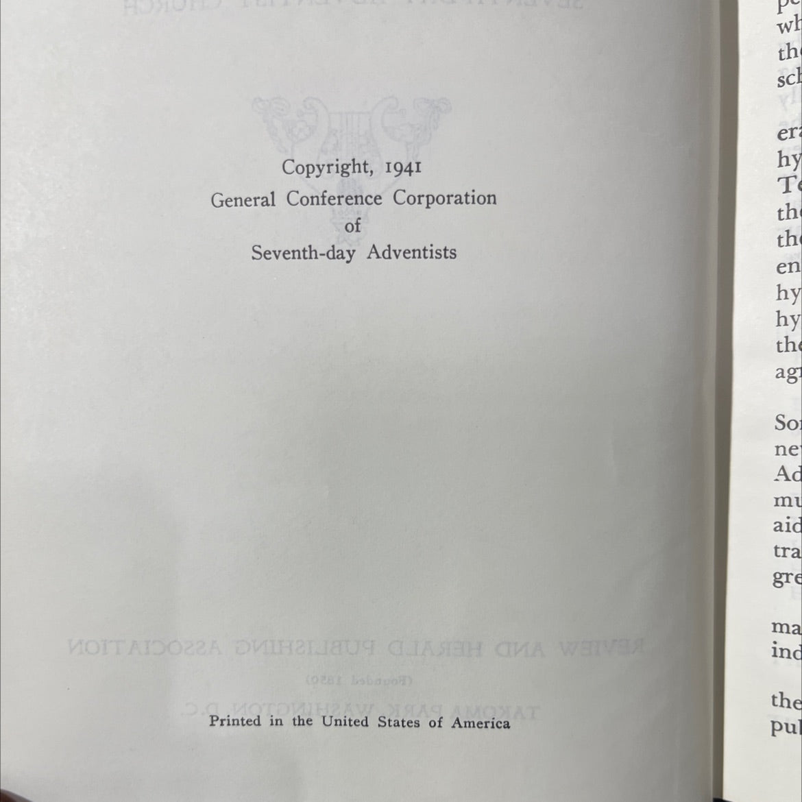 church hymnal book, by unknown, 1941 Hardcover image 3