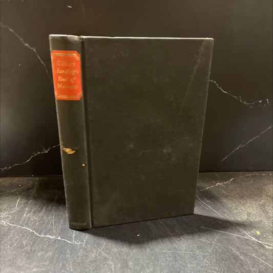 cilbert harding's book of manners book, by cilbert harding, 1956 Hardcover image 1