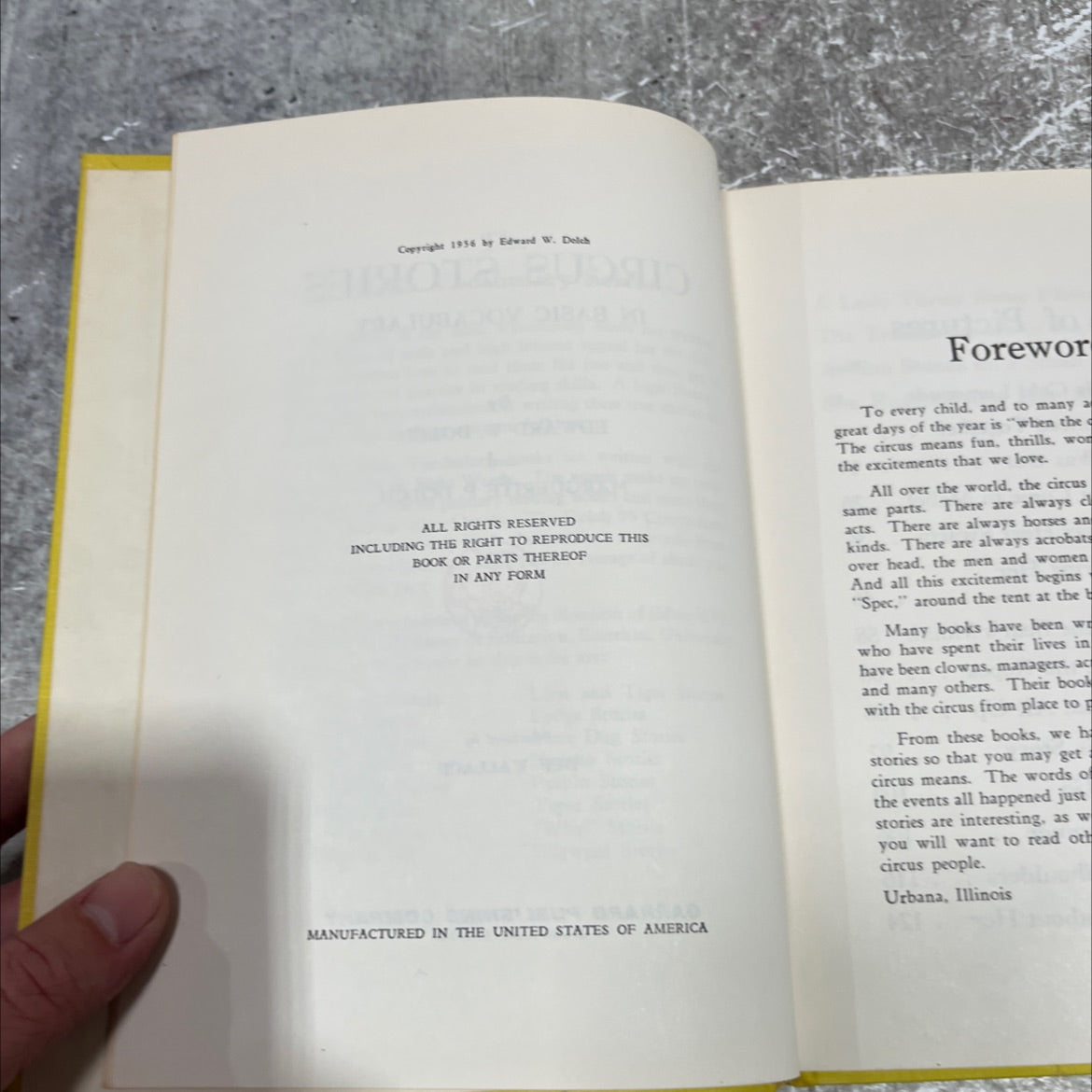 circus stories in basic vocabulary book, by edward w. dolch and marguerite p. dolch, 1956 Hardcover image 3