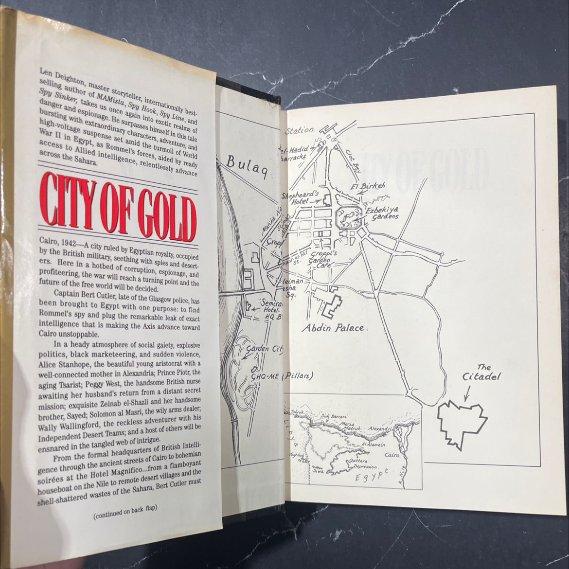 city of gold book, by len deighton, 1992 Hardcover image 4